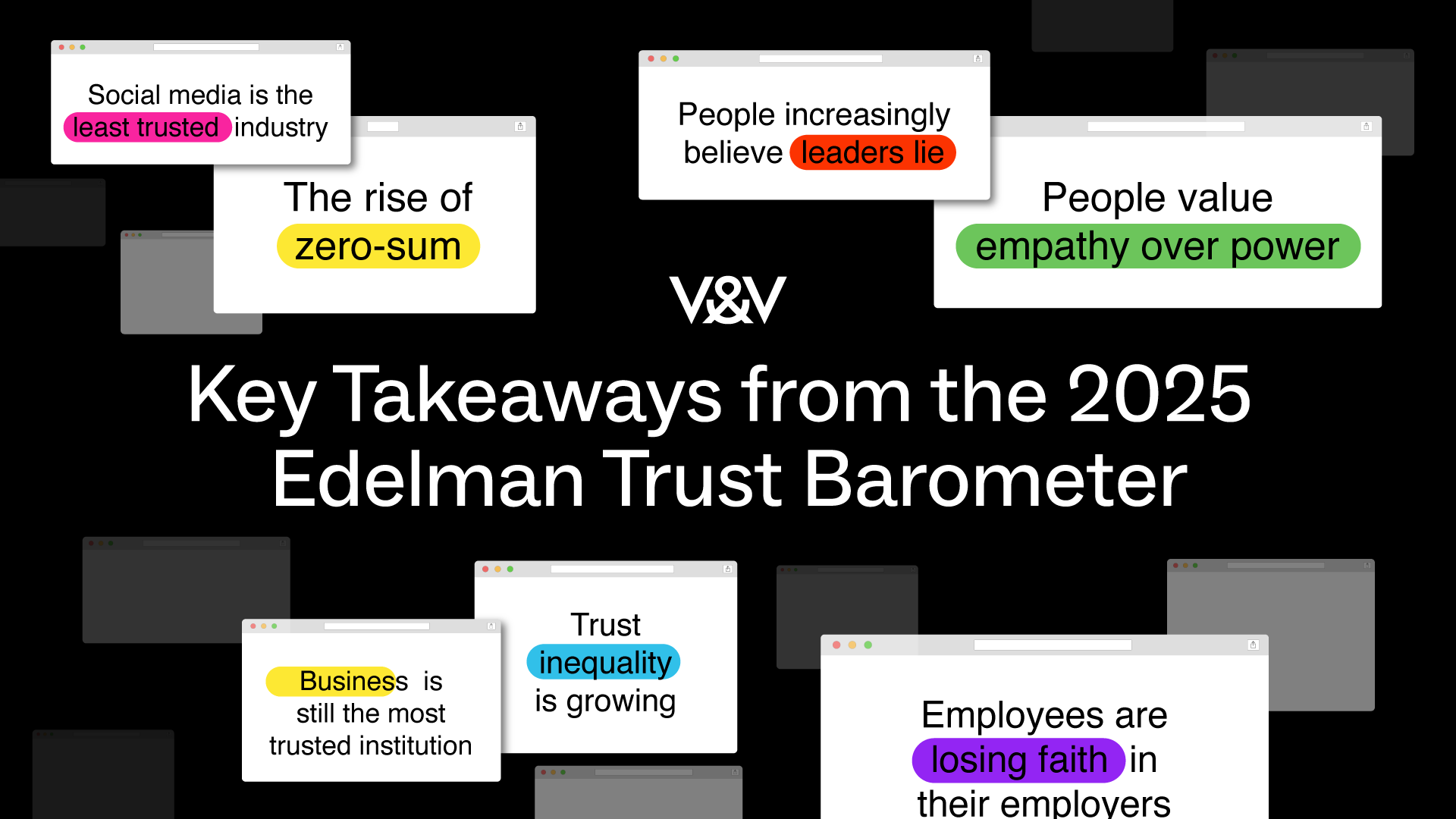 Key Takeaways from the 2025 Edelman Trust Barometer